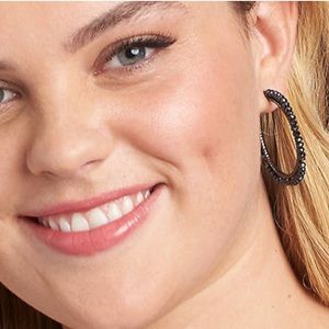 🍒 🆕LB Facetted Hoop earrings